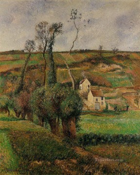 the cabage place at pontoise 1882 Camille Pissarro scenery Oil Paintings